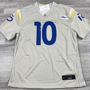 Nike Cooper Kupp #10 Los Angeles Rams Cream Game Team‎ Jersey Youth XL (18/20)